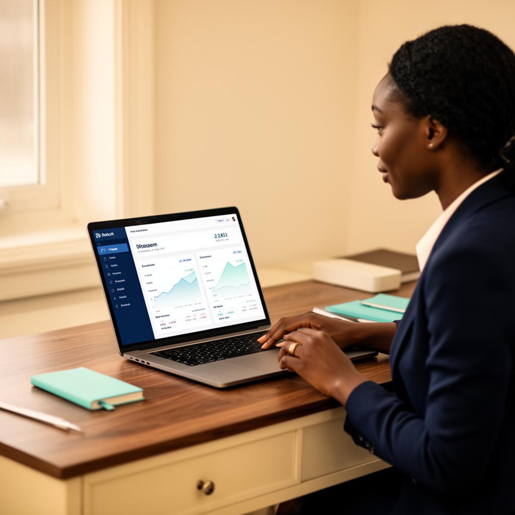 A founder opening the week's verified position on a laptop