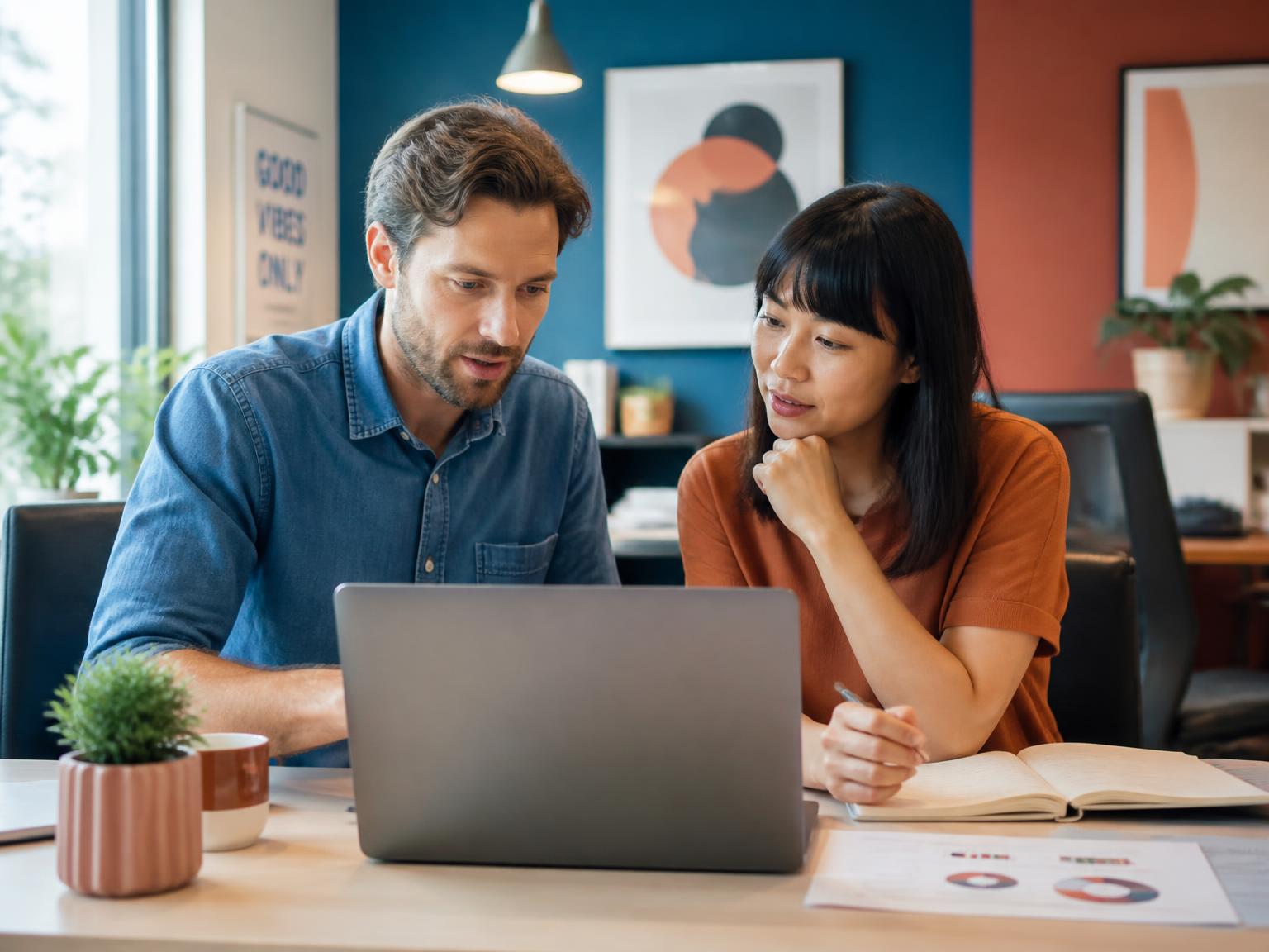 Growth and finance leads reviewing settled channel return together