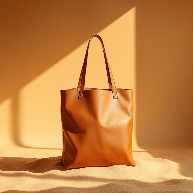 Leather tote · B0B6Y3F7QP